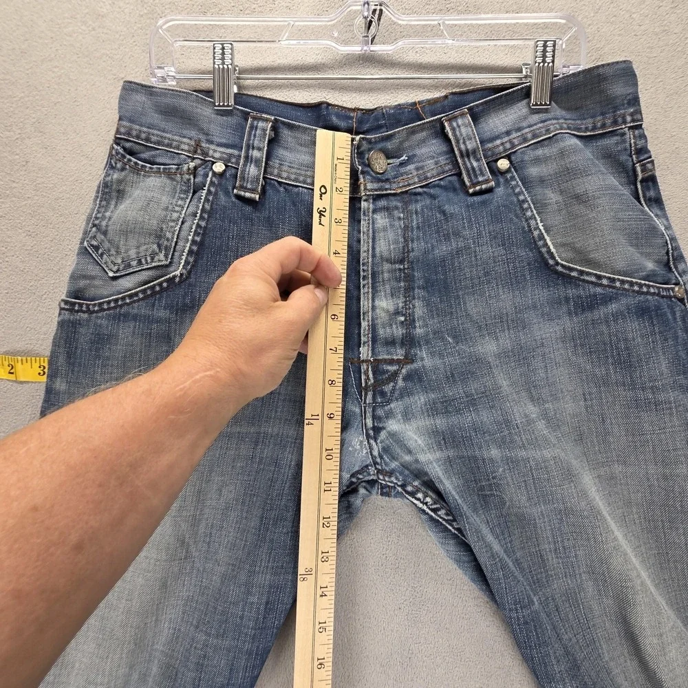 Vintage Levis Engineered Jeans Mens Blue Button Fly Medium Wash Fits 32x30